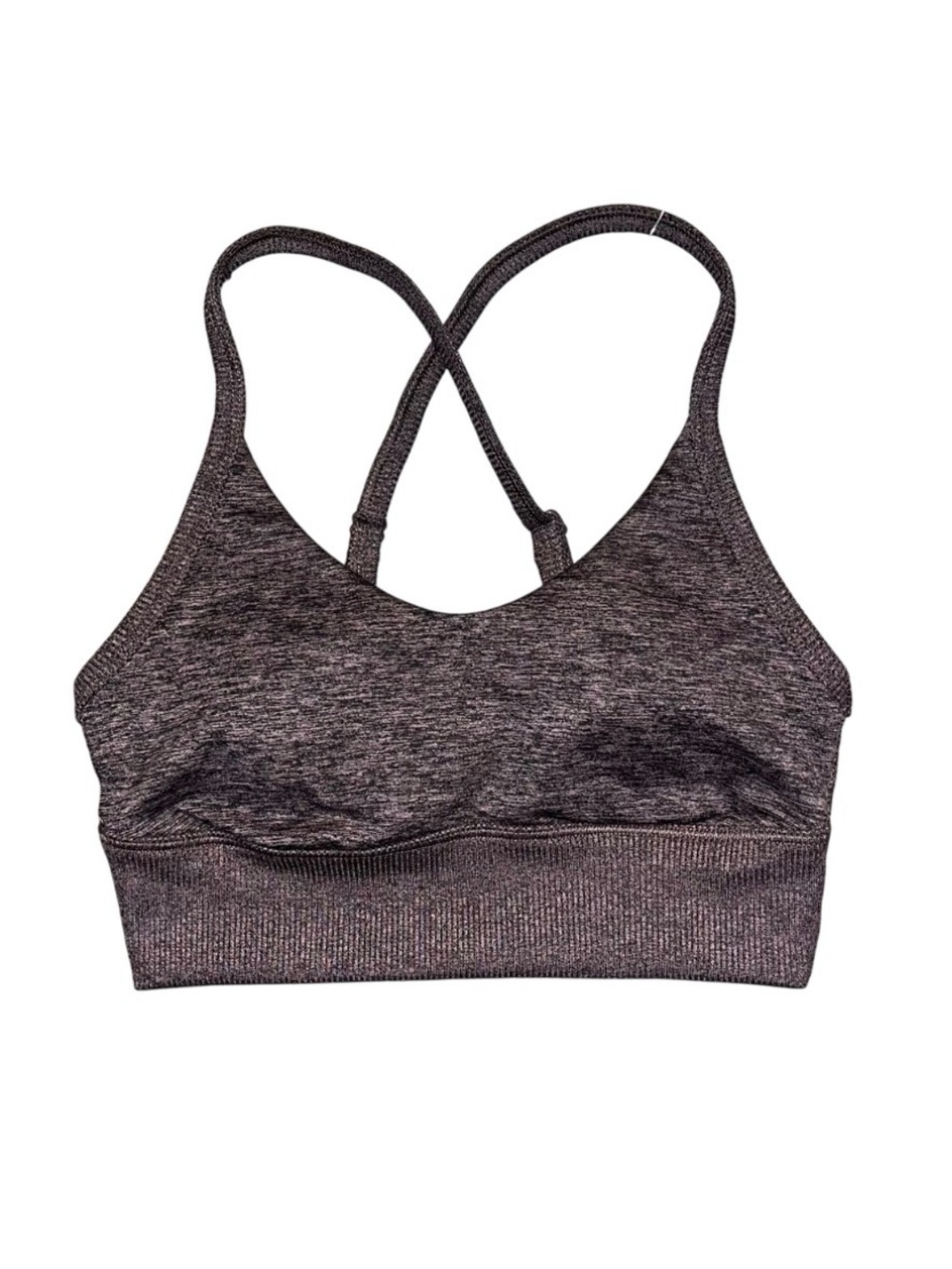 Aerie Offline Purple Gray Racerback Padded Sports Bra NWOT Ladies Extra Small XS